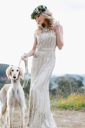 Blue Mountains Bohemian Bridal Shoot by Willow & Co. | Dogs at Weddings | Pretty Fluffy