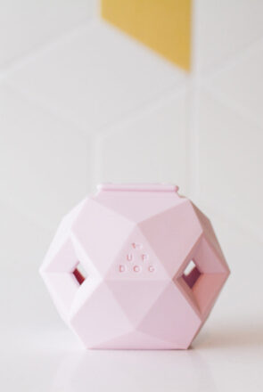 the odin rose quartz dog toy
