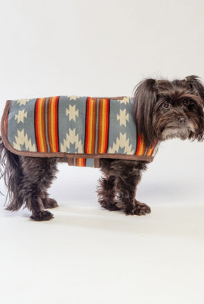 Chilly Dog Denim Sunset Dog Blanket Coat