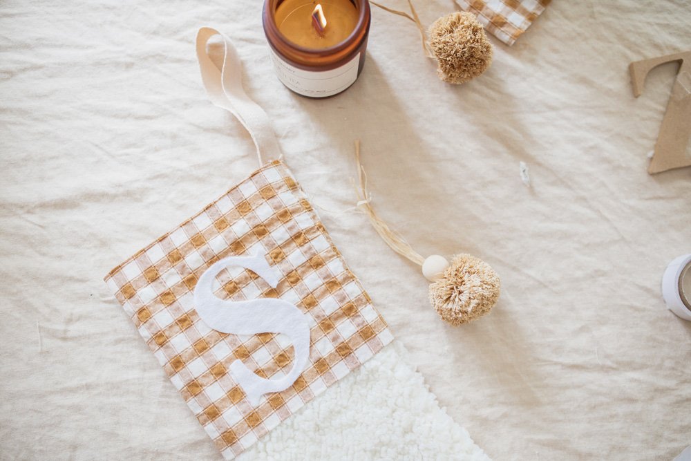 how to make a dog christmas stocking step by step