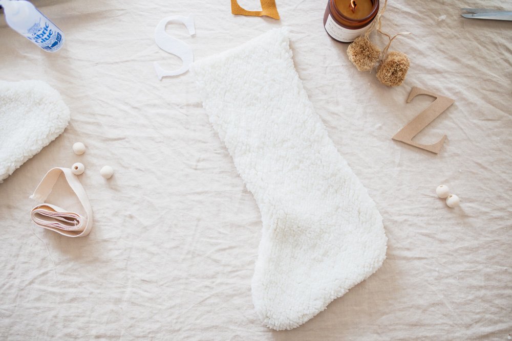 how to make a christmas stocking step by step