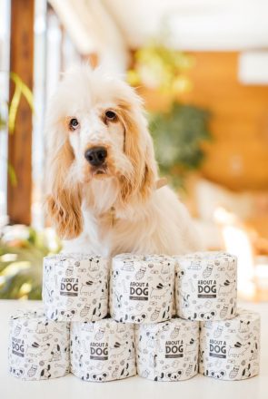 About A Dog - Recycled Toilet Paper in Australia - Pretty Fluffy