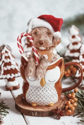 Spotted: 20 Ridiculously Cute Christmas Dogs on Instagram2