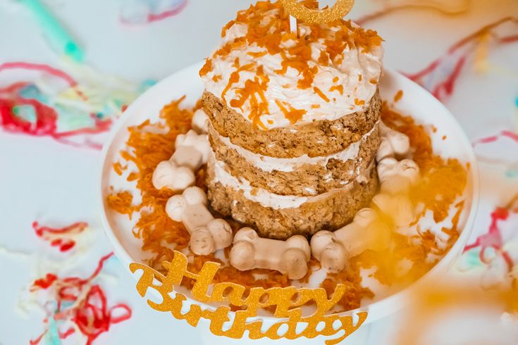 Carrot & Apple Birthday Cake Recipe for Dogs